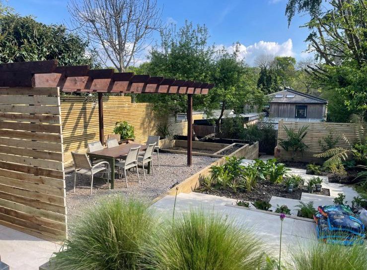 Garden makeover by H.B. General Builders