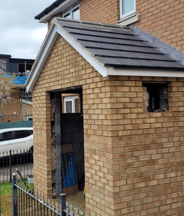 New porch in St Albans